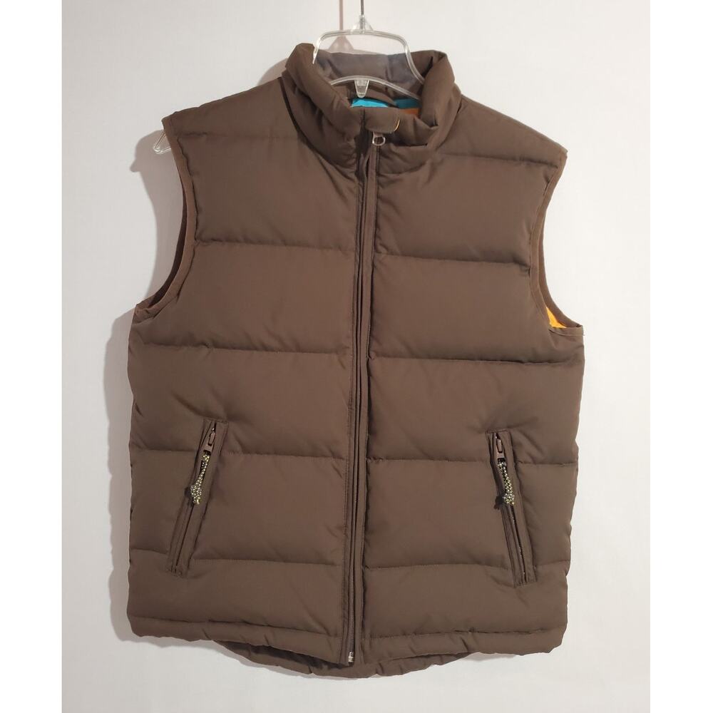 Unionbay Vintage Y2K Down Puffer Vest Size Unisex Big Kids L Womens XS/S Brown - Picture 1 of 10